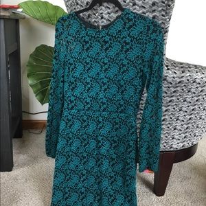 Forever 21 Teal Lace Dress
